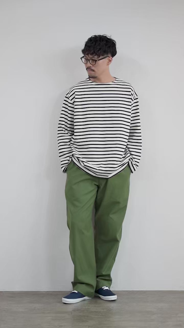 ORCIVAL（オーシバル） クルーネック ロングスリーブ プルオーバー