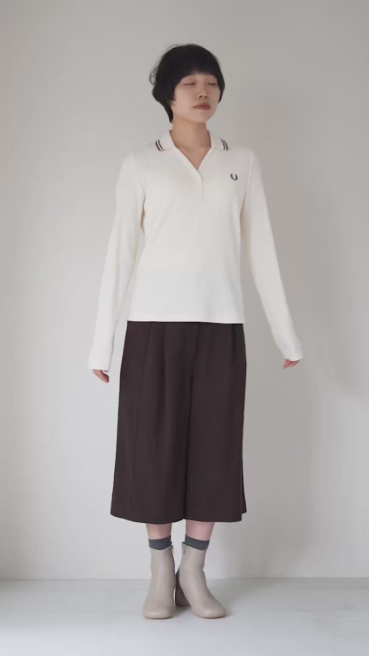 FRED PERRY（フレッドペリー） G3164 リブニット ポロシャツ TWIN