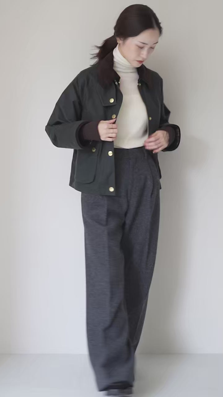 BARBOUR（バブアー） ビードネル クロップド ワックスジャケット