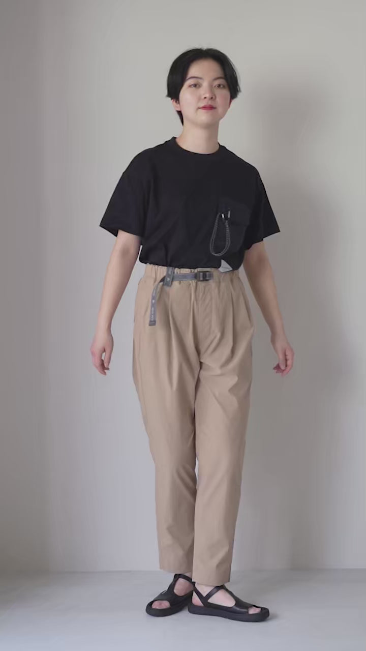 AND WANDER（アンドワンダー） UVカット ストレッチパンツ 日本製