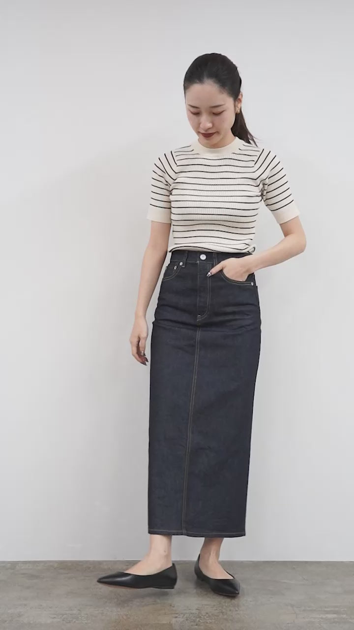 20％OFF】WOADBLUE（ウォードブルー） Iライン デニムスカート