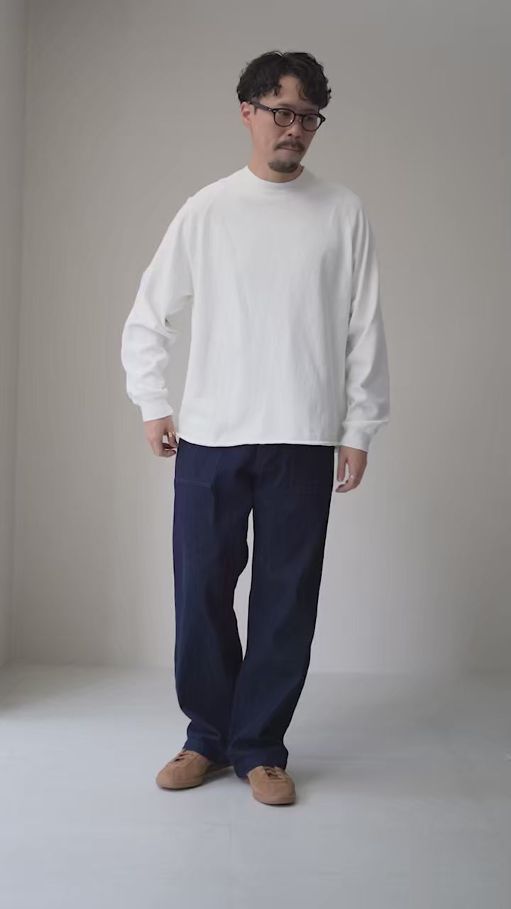 REMI RELIEF（レミレリーフ） SP加工8/-天竺エルボーパッチロンT 