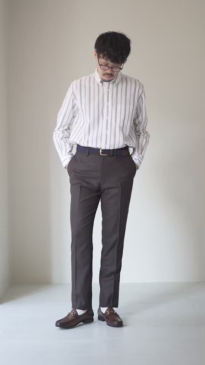 BARNSTORMER（バーンストーマー） サキソニーフラノ フラットフロント