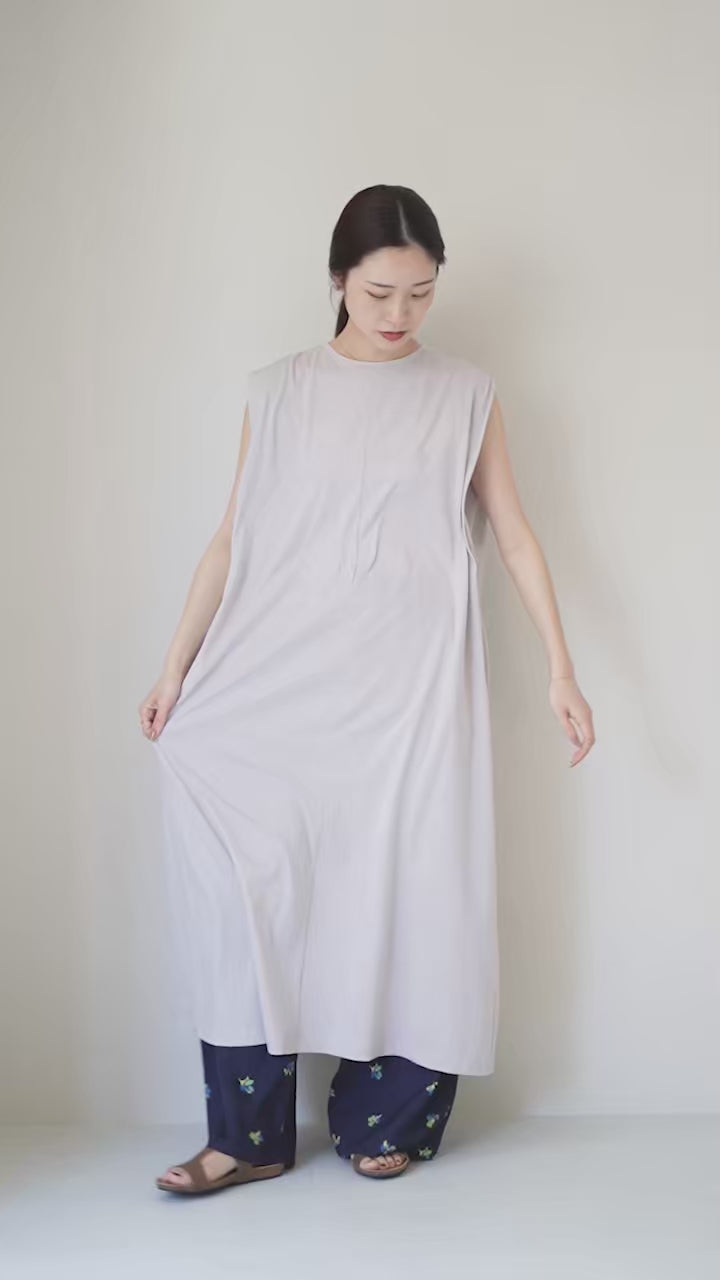 MAO MADE（マオメイド） シルケット天竺 インタック ノースリーブ