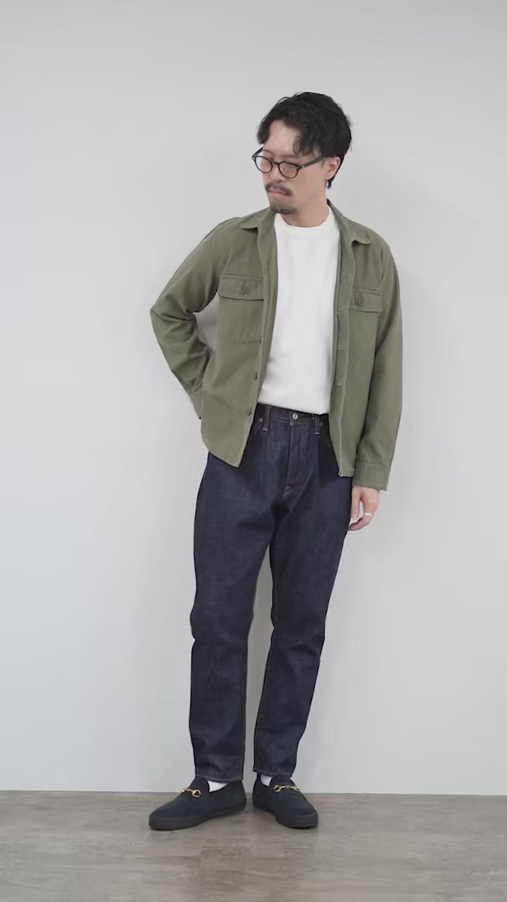 SANCA（サンカ） 15.5オンス デニム テーパード 5Pパンツ｜ROCOCO