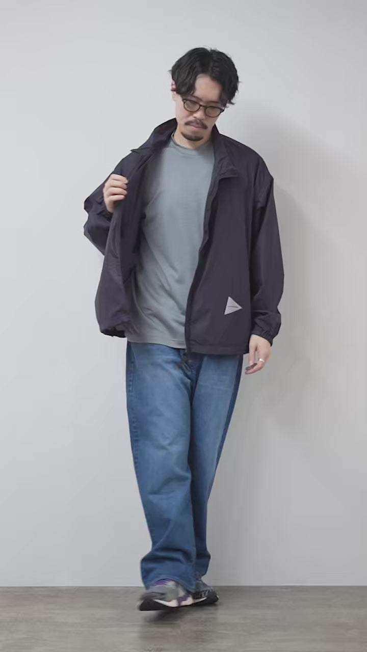 AND WANDER（アンドワンダー） オーバーサイズ リップ ジャケット M