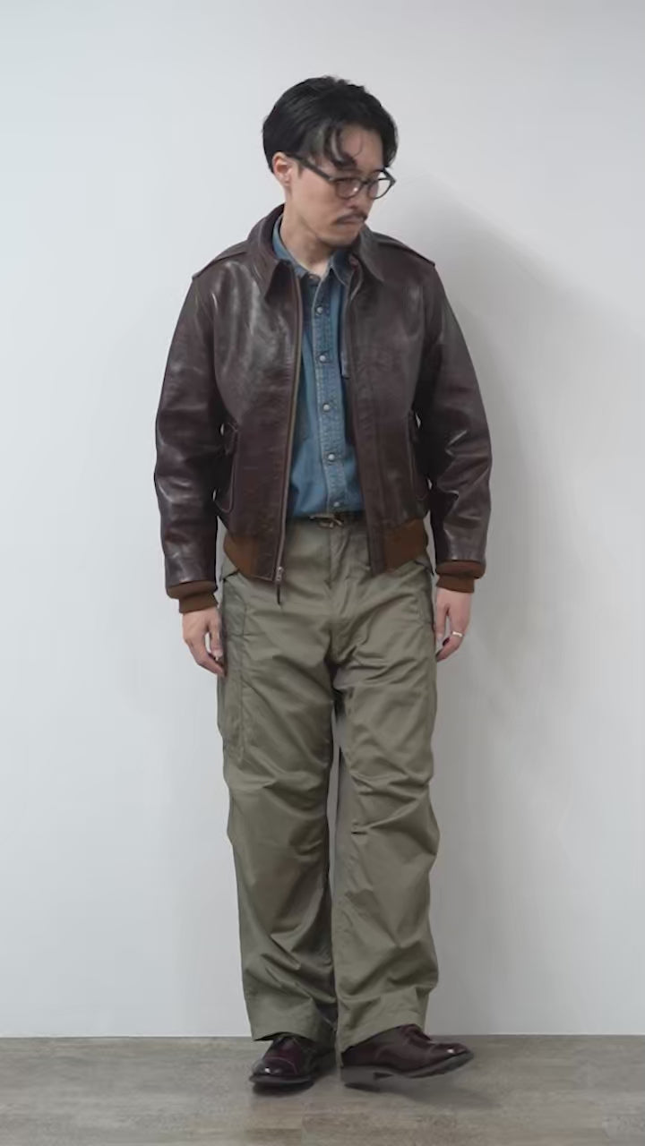 ワ*ト様 5月6日まで特別価格　A-2 ラフウェア　バズリクソンズ　44 BUZZ RICKSONS（バズリクソンズ） A-2 レザーフライトジャケット