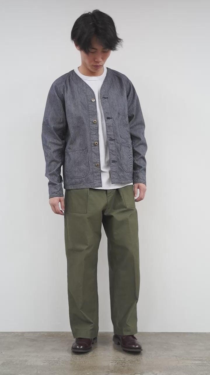 星デニム風ブルー×ヒッコリー　オーダーページ 20％OFF】JAPAN BLUE JEANS（ジャパンブルージーンズ） RJB4124 別注