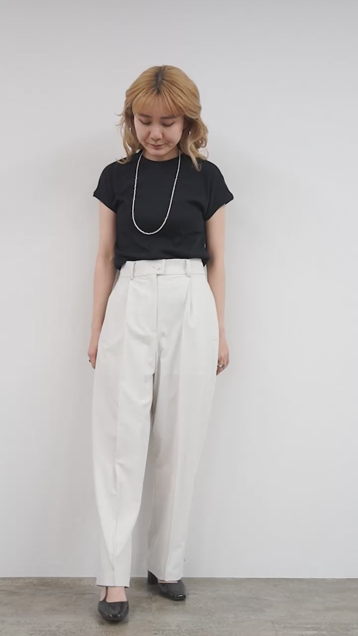 30％OFF】YENN（イェン） カーブ テーパードパンツ｜ROCOCO ONLINE STORE