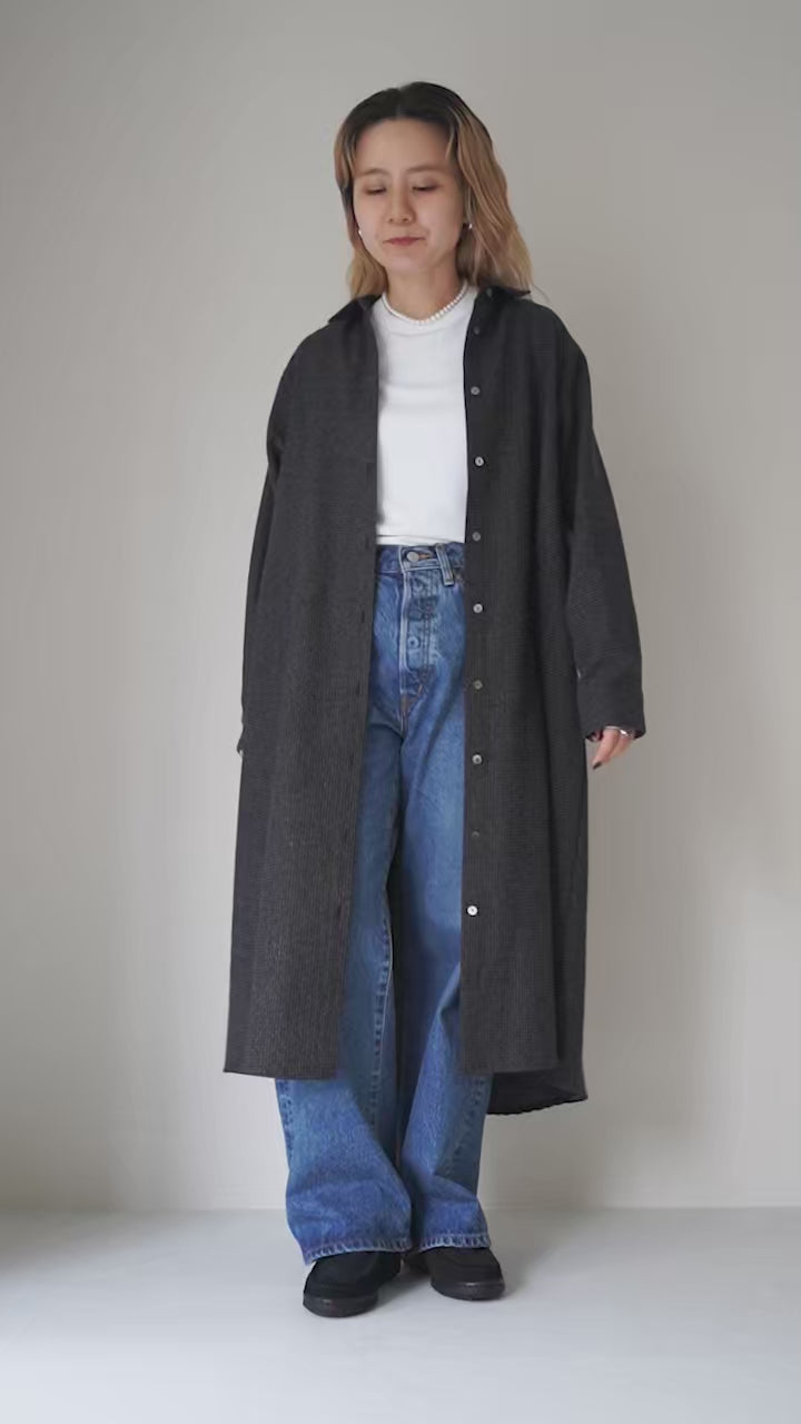 MIDIUMI（ミディウミ） コート ワンピース / レディース シャツ ウール