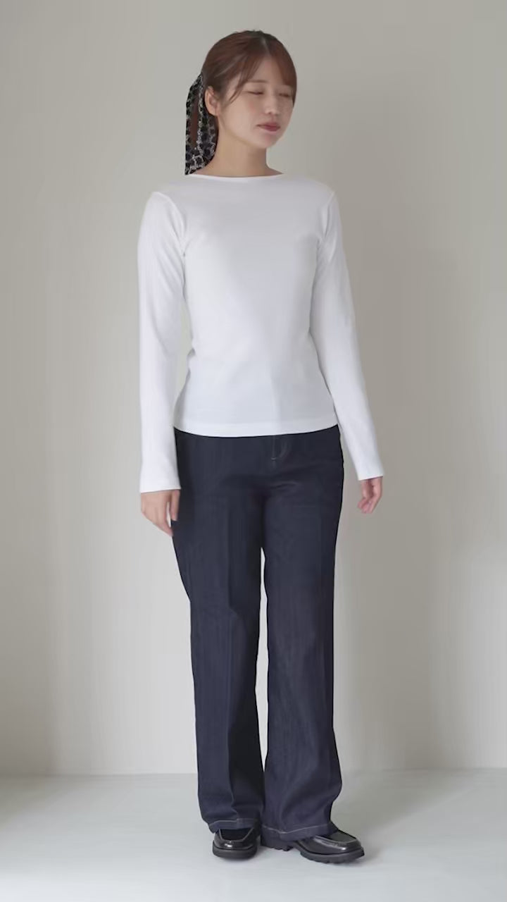 GICIPI（ジチピ） Cece チェーチェ バックU ロングスリーブ Tシャツ 