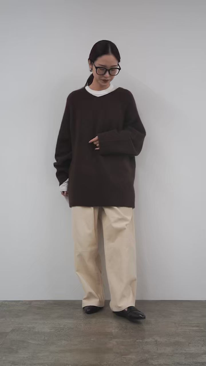 YENN（イェン） アルパカ ミックス セーター / レディース ニット 長袖