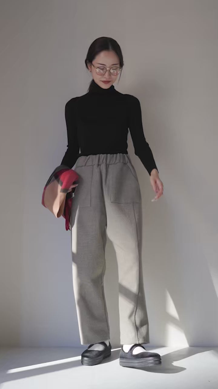 KELEN（ケレン） LEDO デザインポケット テーパード トラウザー