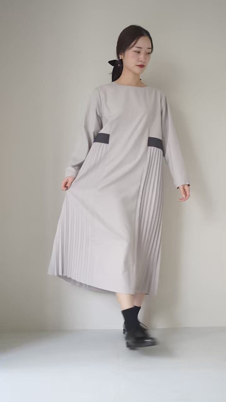 KELEN（ケレン） MARETT サイドプリーツ ドレス / レディース
