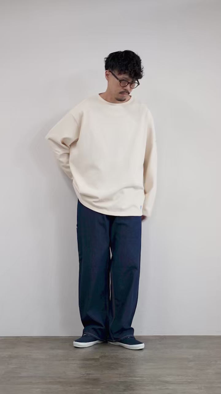ORCIVAL（オーシバル） クルーネック ロングスリーブ プルオーバー 