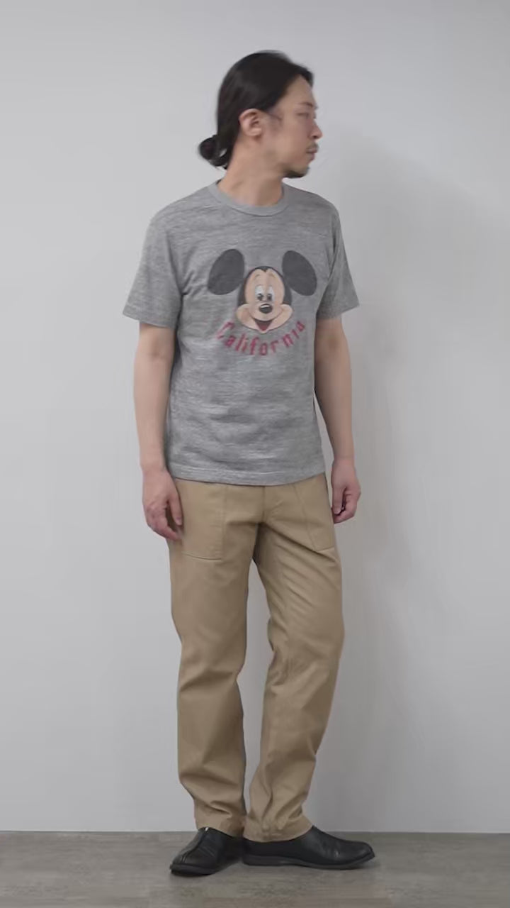BARNS OUTFITTERS（バーンズ アウトフィッターズ） 吊編み ミッキー T