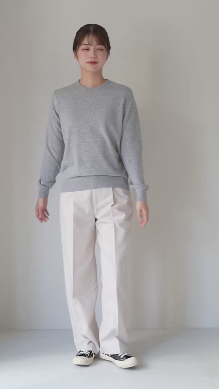 お値下げ　BLAMINK カシミアシルク　ホワイト ニット セーター 36 カシミヤ12Gタートルネックロングスリーブ | BLAMINK (Women