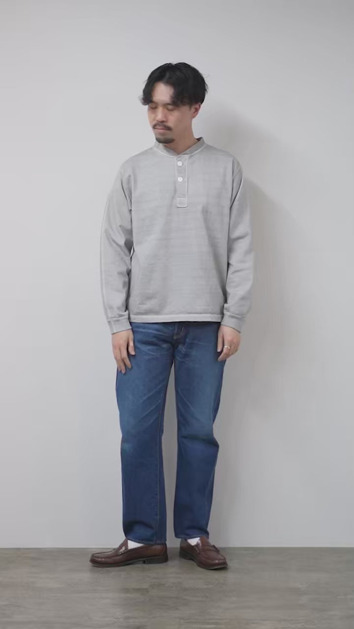 GOOD ON（グッドオン） ロングスリーブ ヘビー ヘンリーTシャツ