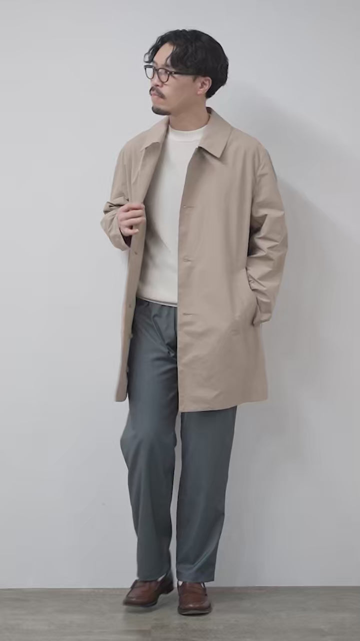 【美品】Traditional Weatherwear ウール素材 ステンカラー Traditional Weatherwear（トラディショナル ウェザーウェア） コート