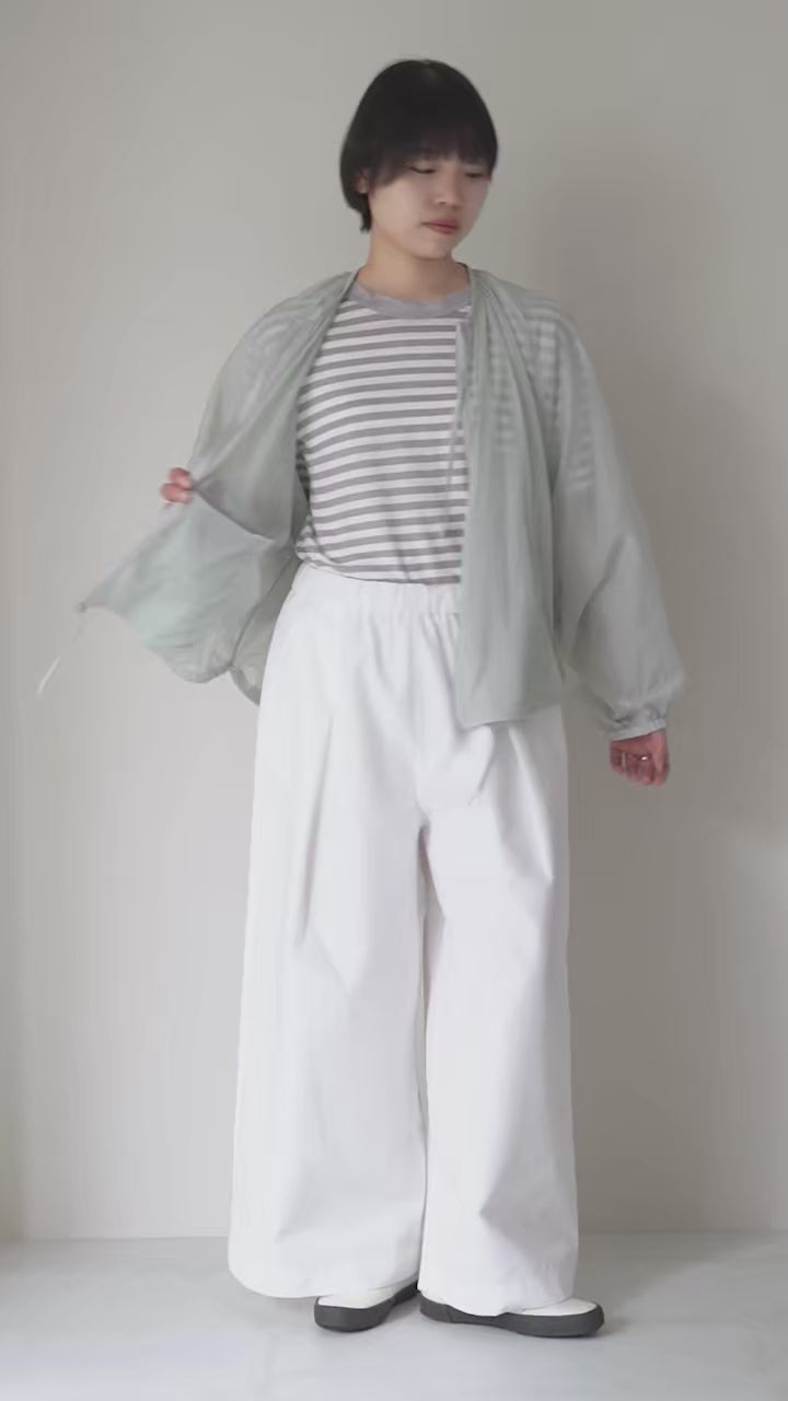 MAO MADE（マオメイド） シアー ジップアップ ジャケット AIRナイロン 