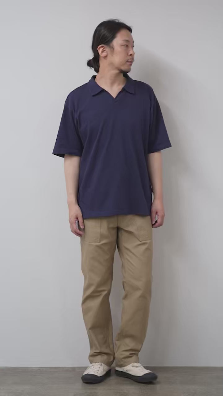 HEALTHKNIT（ヘルスニット） USコットン メッシュ スキッパーポロ