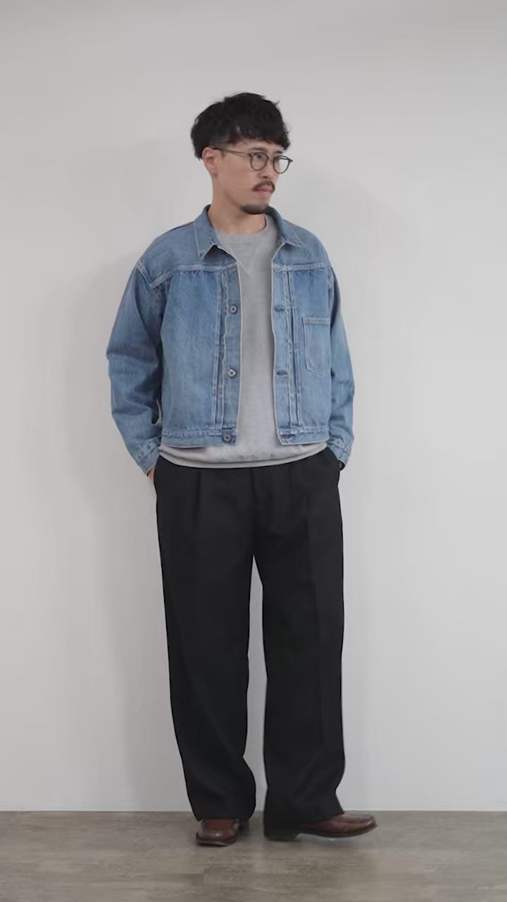 REMI RELIEF（レミレリーフ） 12ozデニム 大戦モデルGジャン ユーズド