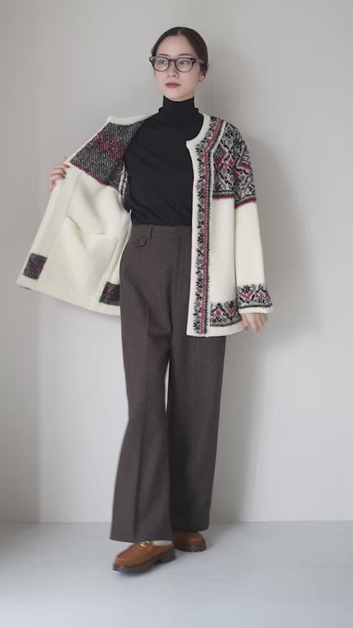 COOHEM（コーヘン） ノルウィージャン ニットカーディガン