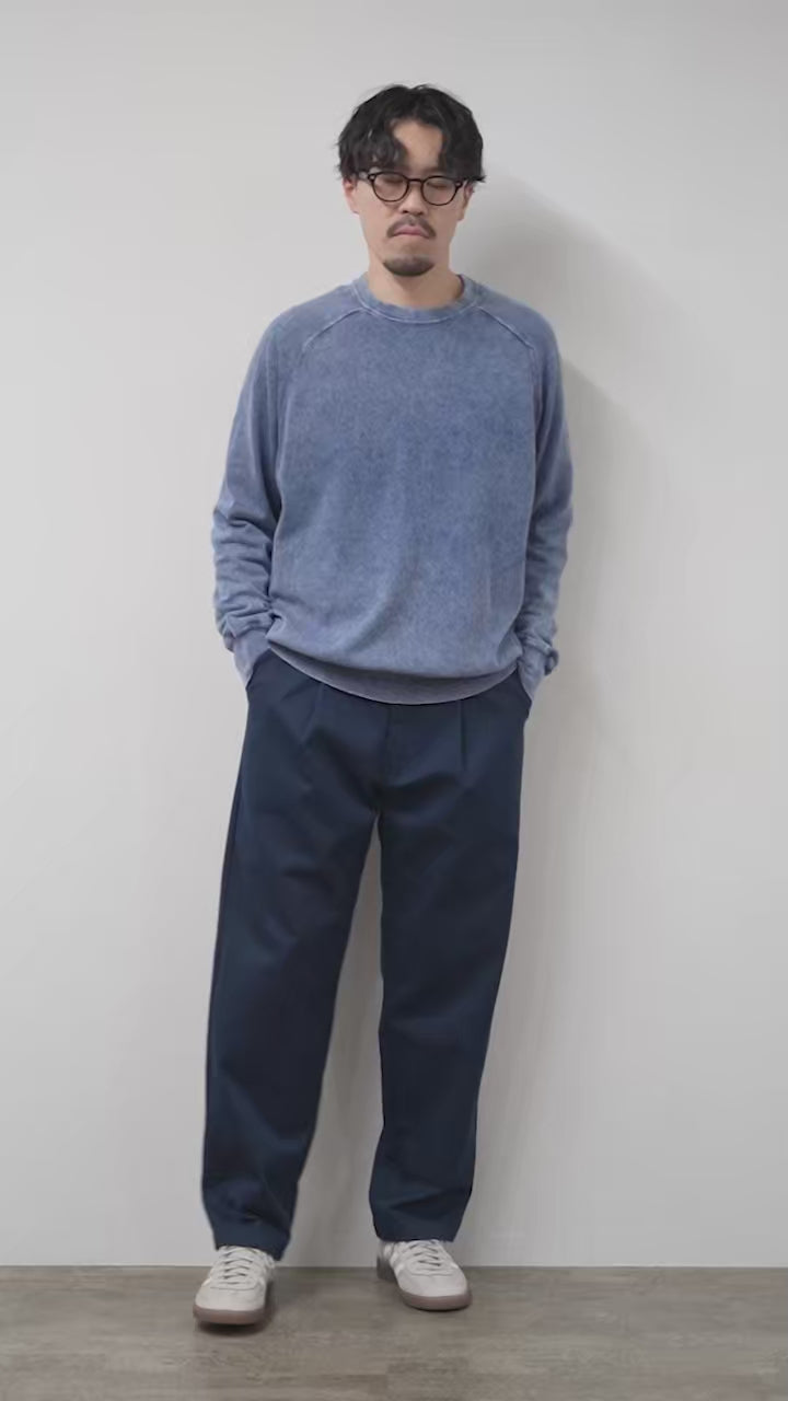 RYE TENDER（ライテンダー） ルイス ピグメントダイ ラグランロンTEE