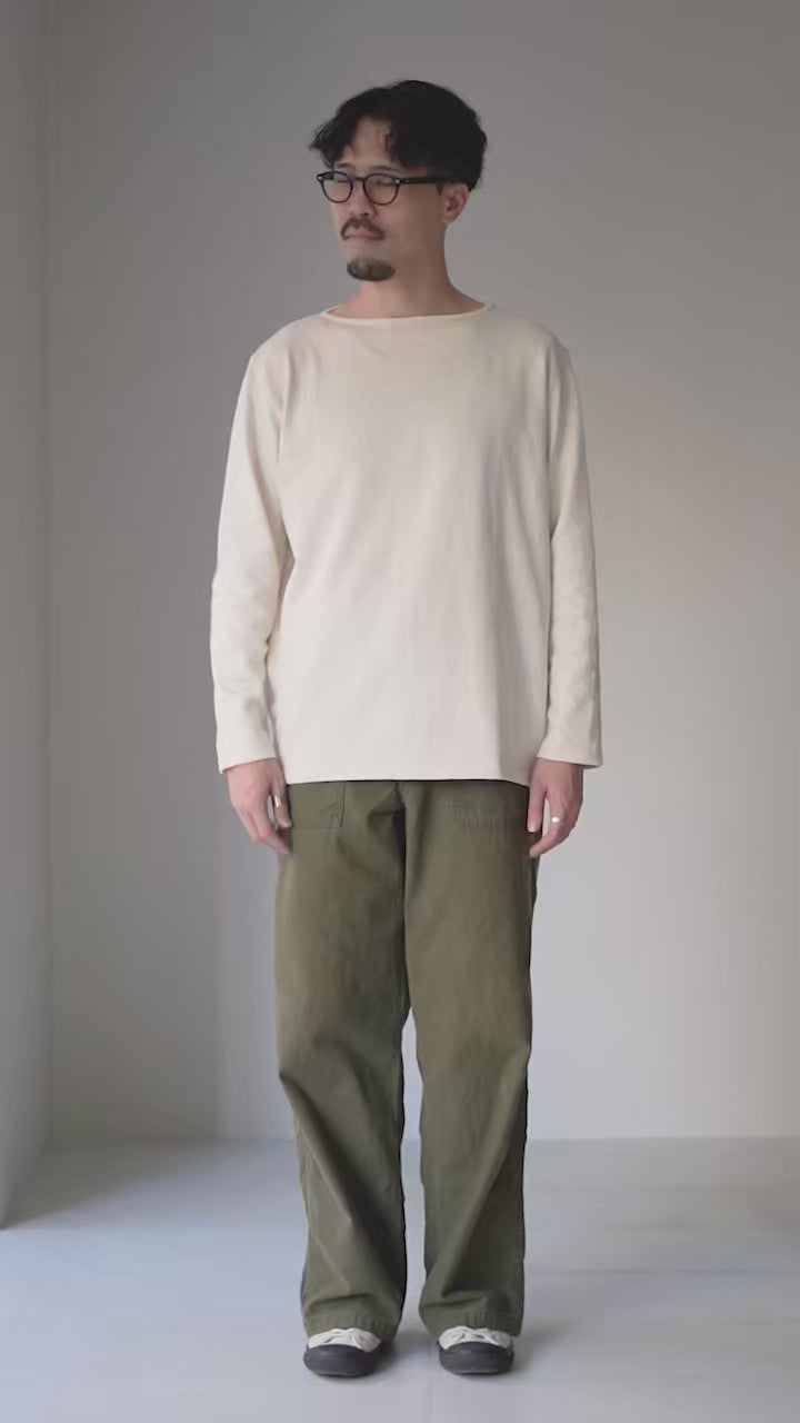 TIEASY（ティージー） HDCS ボートネック バスクシャツ / メンズ