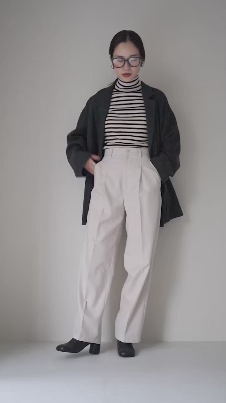 mizuiro ind（ミズイロインド） ウールブレンド テーラード ジャケット