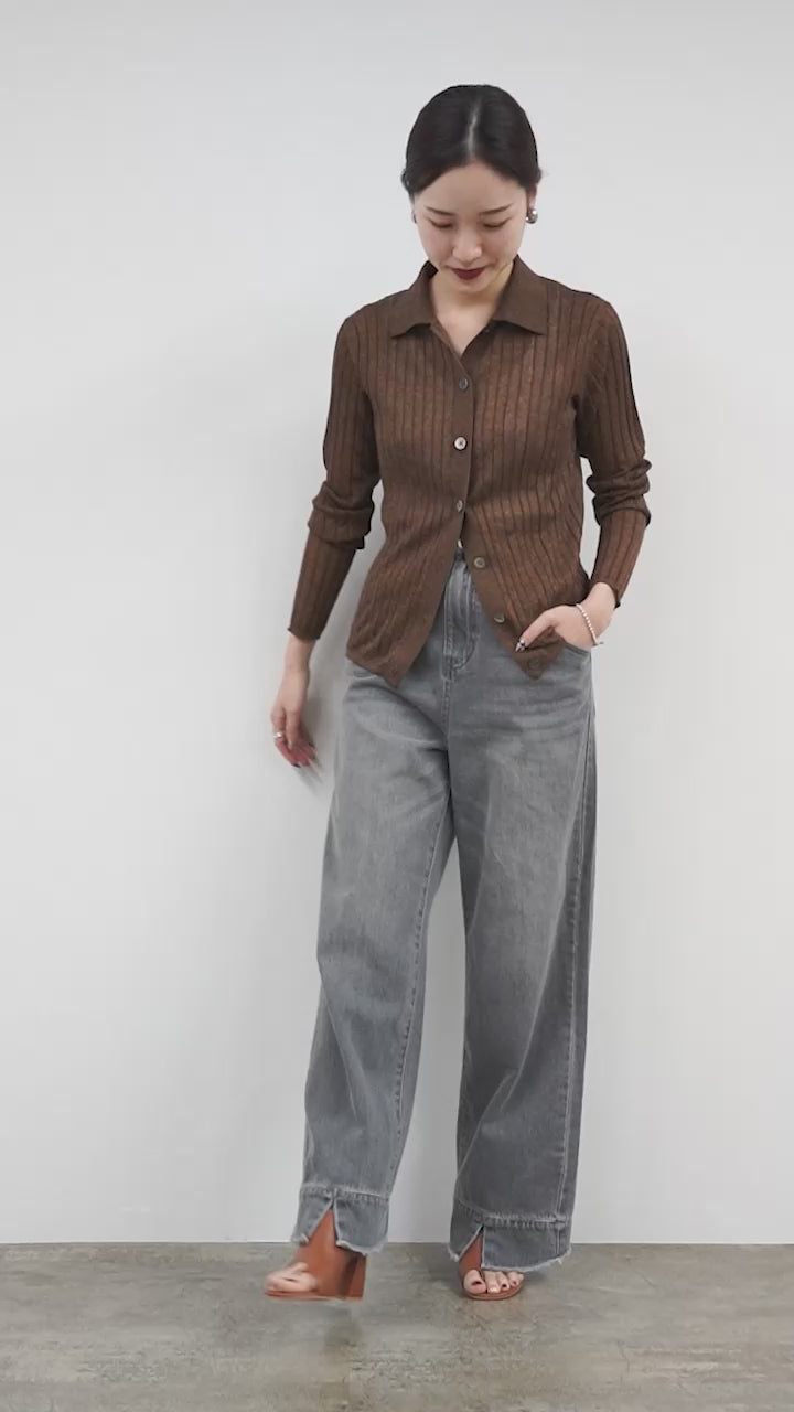 50％OFF】CYAN TOKYO（シアン トーキョー） リブウエスト デニム