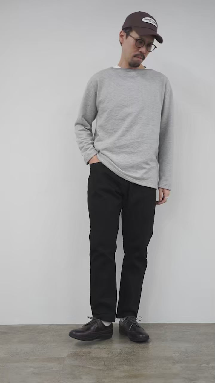 TIEASY（ティージー） HDCS スウェット ボートネック バスクシャツ