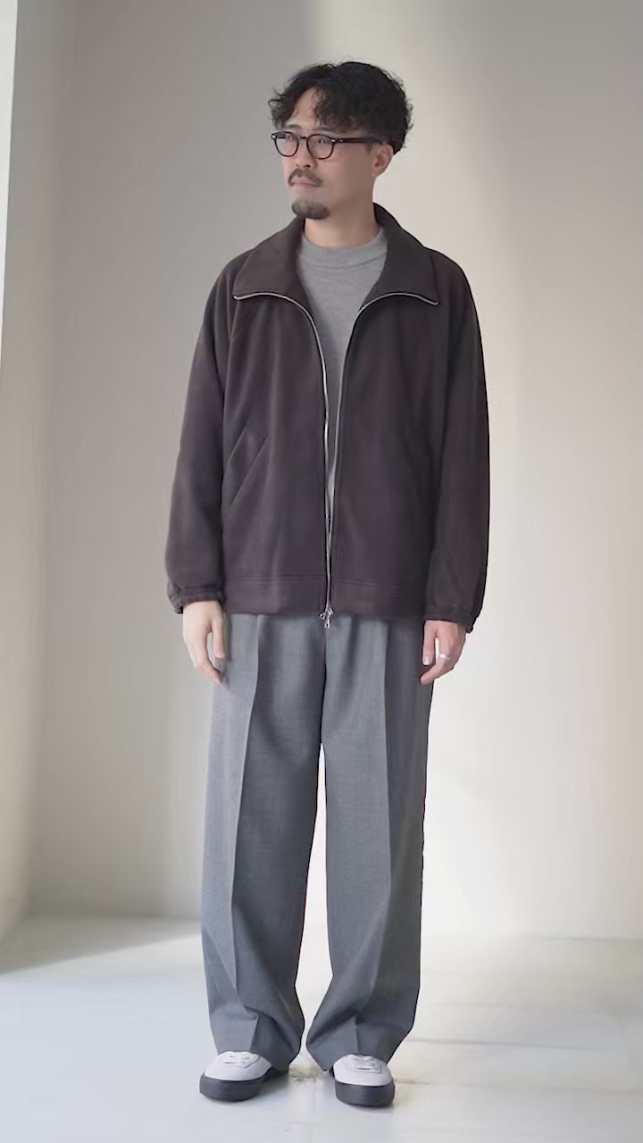 BASISBROEK（バージスブルック） ヘルネン フリース ジップアップ