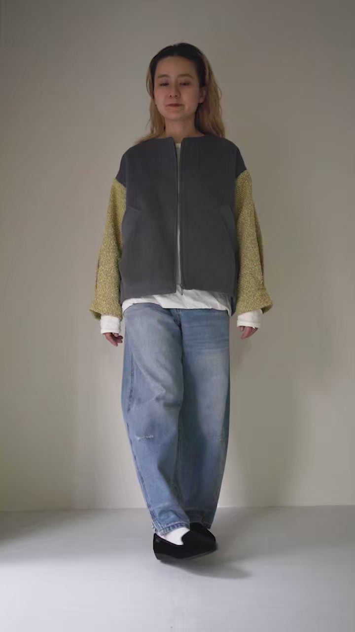 KELEN（ケレン） MADELEE ジャガードスリーブ デザイン ジャケット