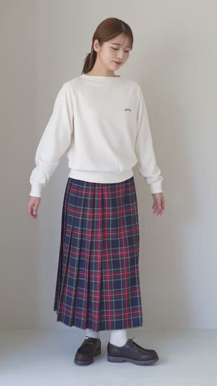 ORCIVAL（オーシバル） ミニ フレンチテリー ボートネック スウェット