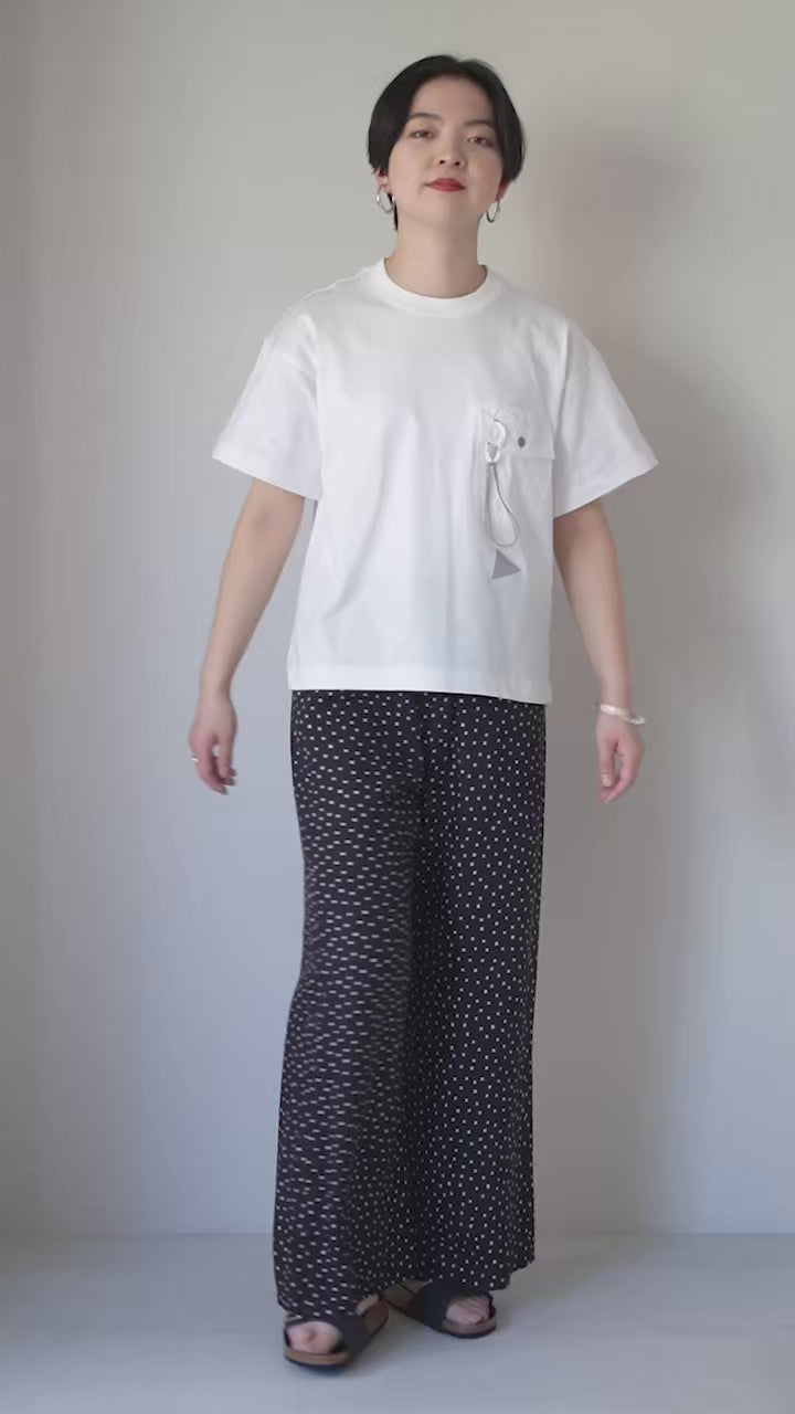 AND WANDER（アンドワンダー） ポケットTシャツ W / レディース 半袖