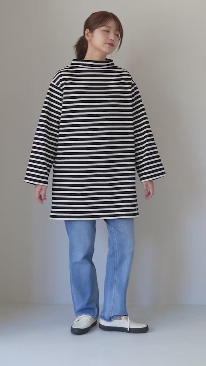 ORCIVAL（オーシバル） ＃B653 ボトルネック ロングスリーブ ドレス 