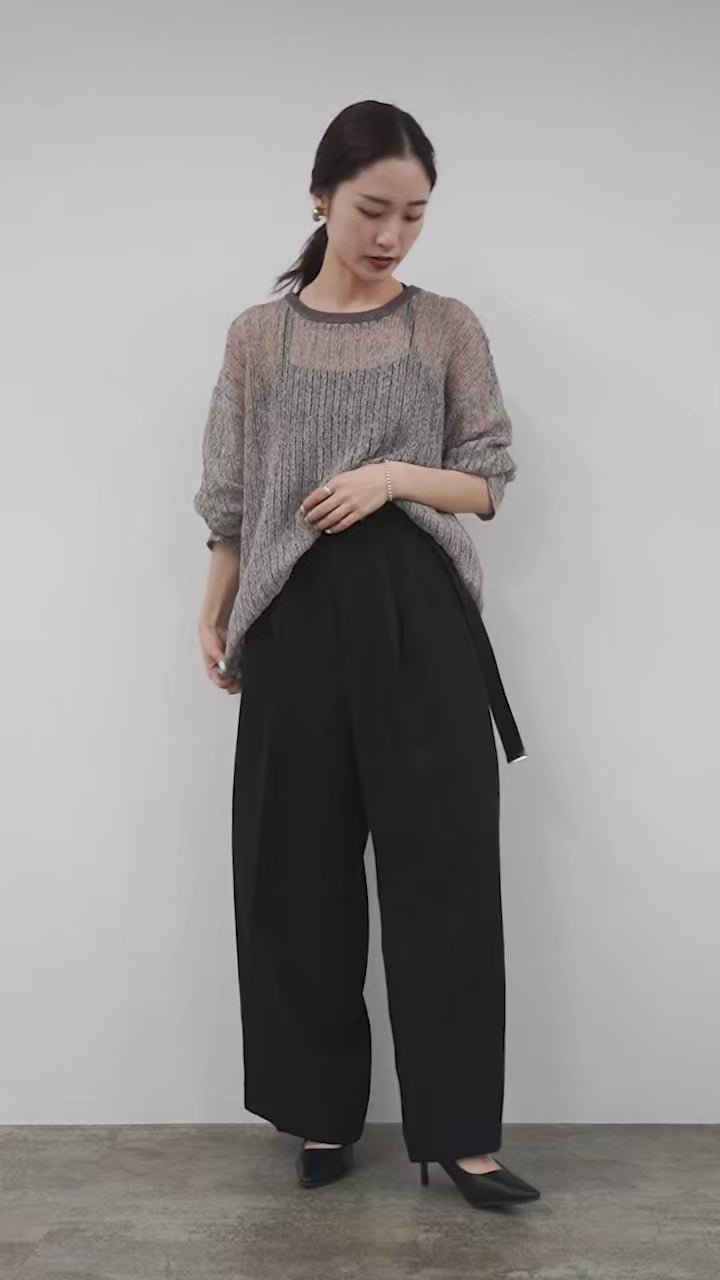 CHIGNON（シニヨン） スカシ編みプルオーバー / レディース トップス