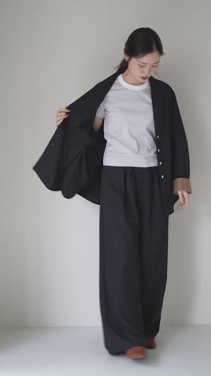 HANDVAERK（ハンドバーク） マイクロ Tシャツ ボーダー / レディース