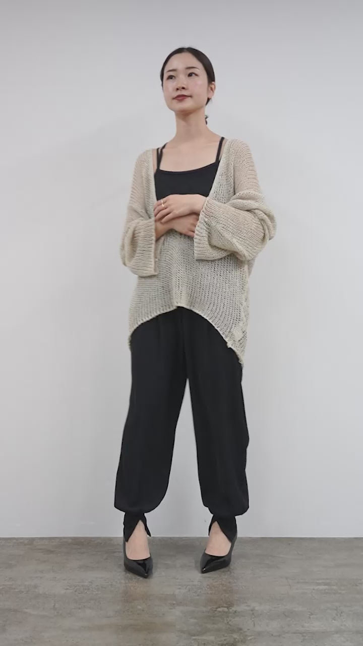 ETRE TOKYO（エトレトウキョウ） フィッシュネットVネックニット