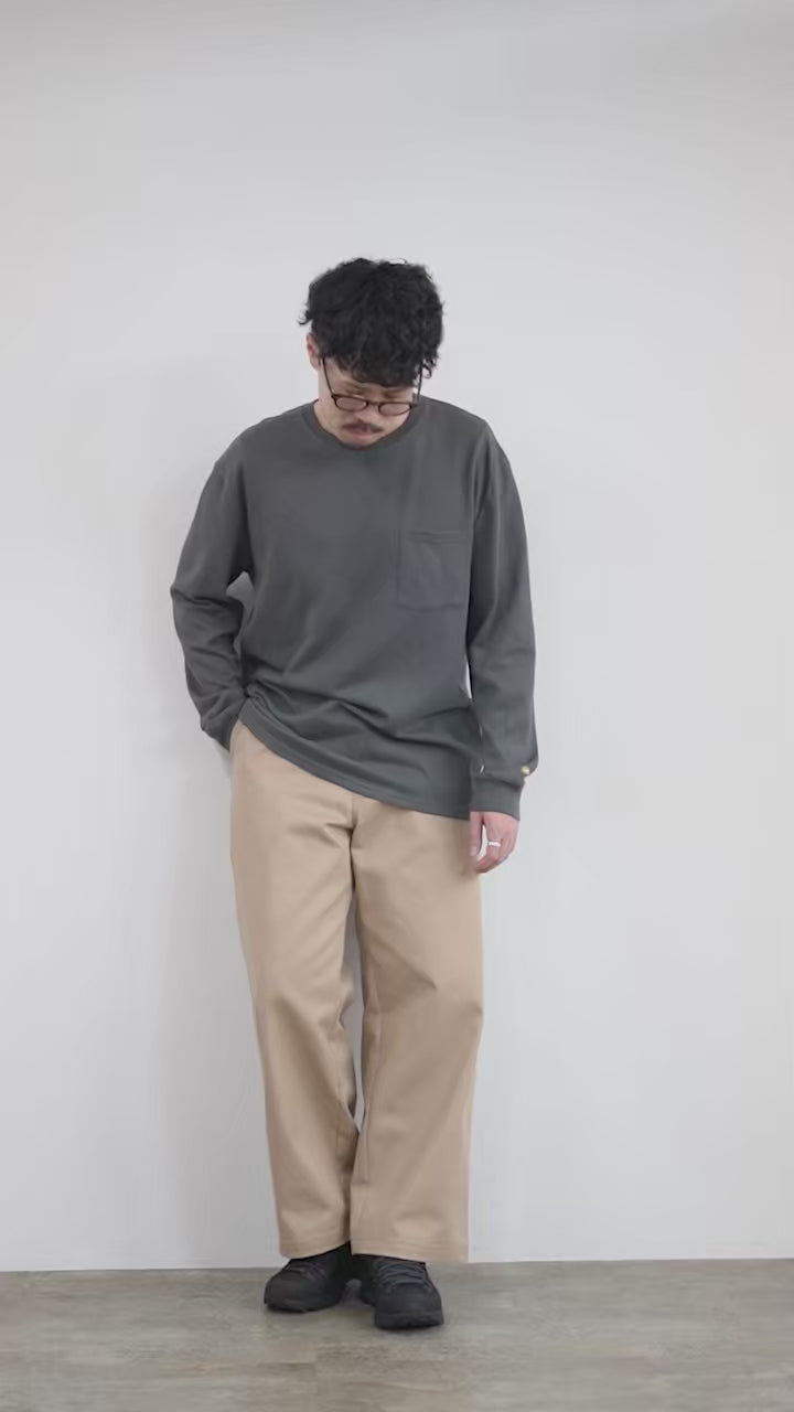 GOHEMP（ゴーヘンプ） 10oz ローポケット Tシャツ / メンズ 長袖 ロンT