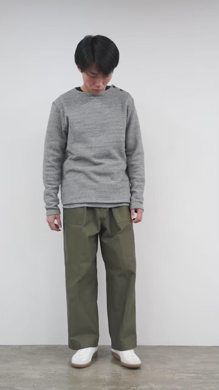 KEPANI（ケパニ） 別注 ラフィー裏起毛 ボートネック スウェット