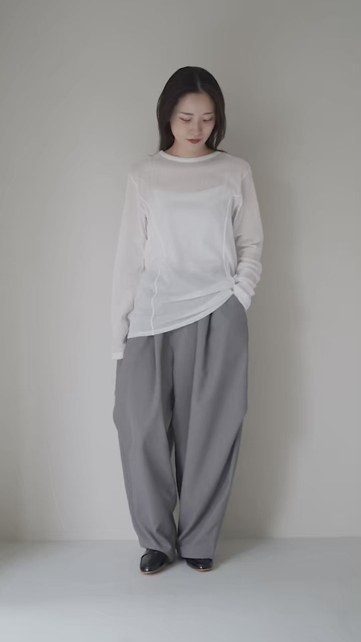 mizuiro ind（ミズイロインド） ワイド カーゴ パンツ / レディース