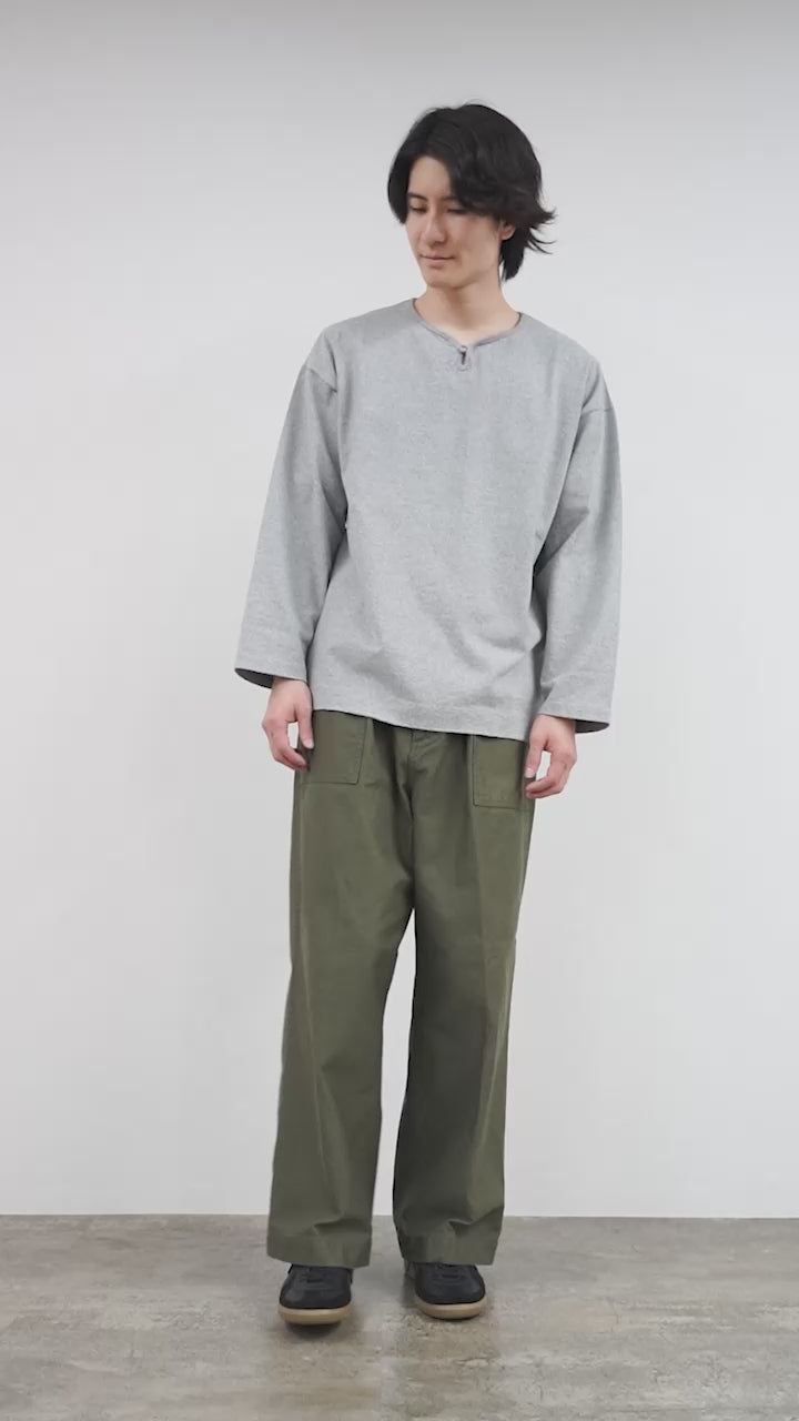 30％OFF】BARNS（バーンズ） ビッグ小寸 コンチョ ロングスリーブT