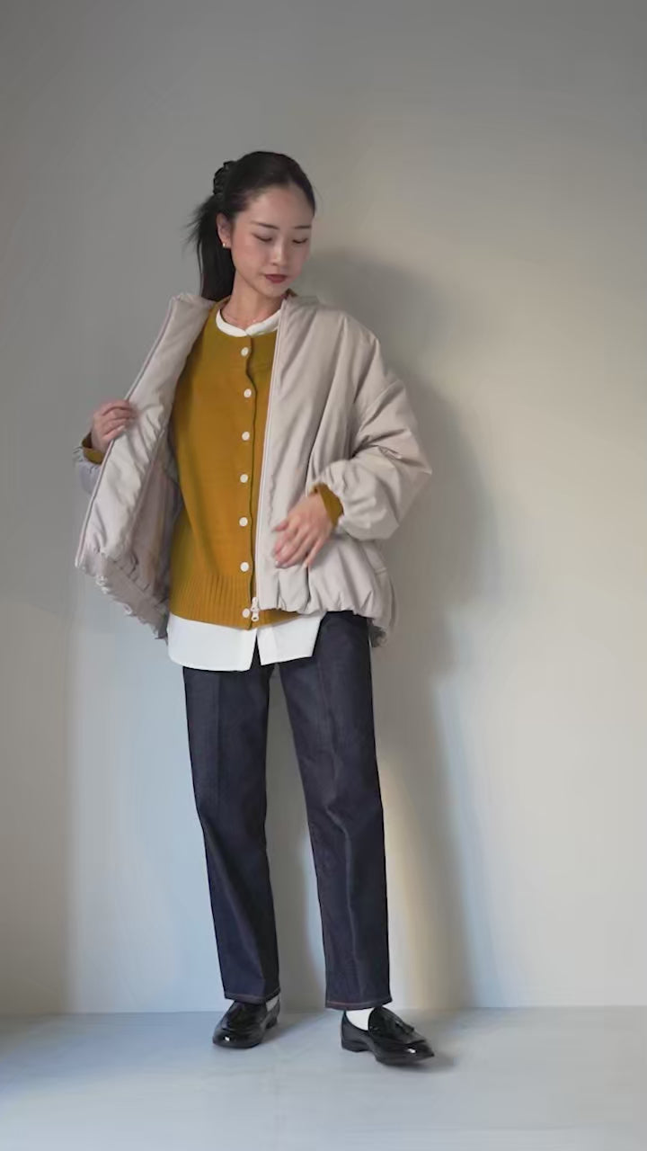 MAO MADE（マオメイド） ヴィンテージツイル スタンドカラー