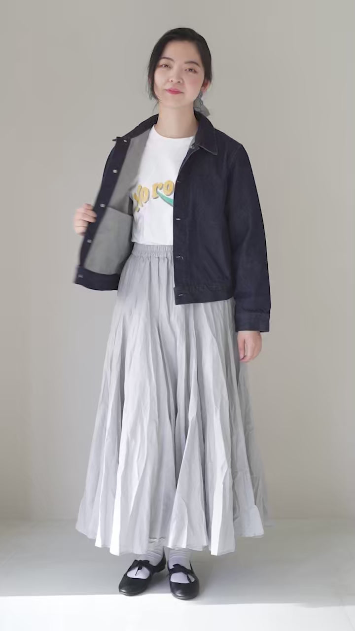 mizuiro ind（ミズイロインド） コンパクト デニム ジャケット