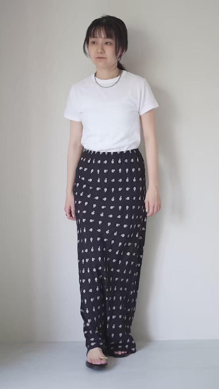 SHINZONE（シンゾーン） イリカ ジャガード スカート 26SMSSK02 日本製