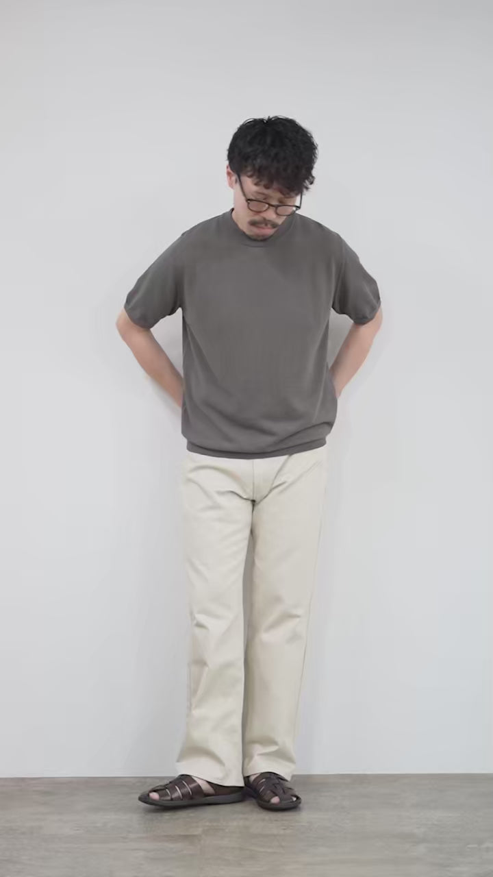 MOONCASTLE（ムーンキャッスル） アイスコットン モックネック ニットT