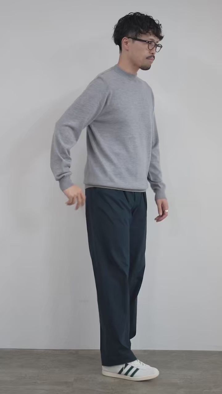激レア希少品★ROMAN ROMINAS  スリットニット　ヴィンテージ　日本製 RINASCENTE（リナシェンテ） 12G イタリアンキャッシュウール モック