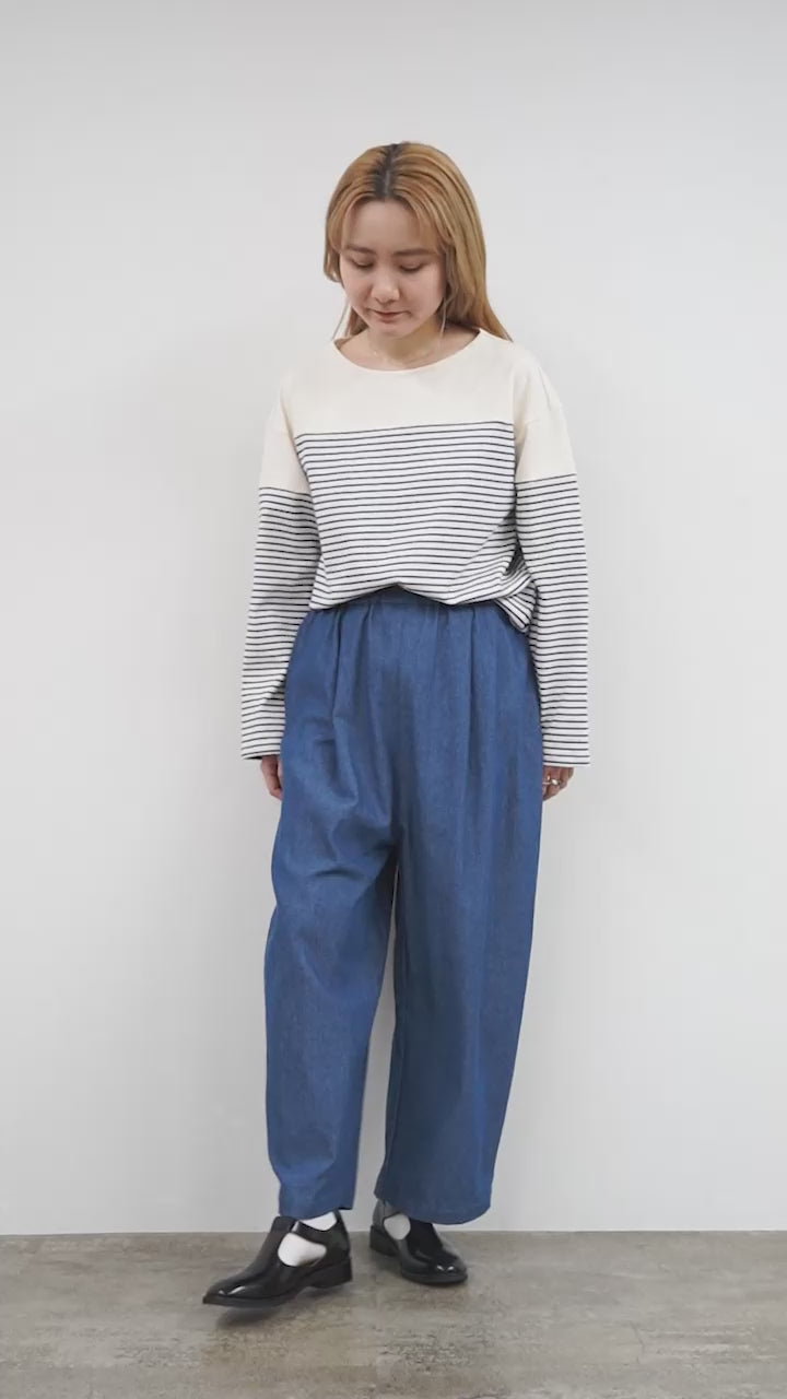 20％OFF】MIDIUMI（ミディウミ） デニムイージー ワイドパンツ｜ROCOCO